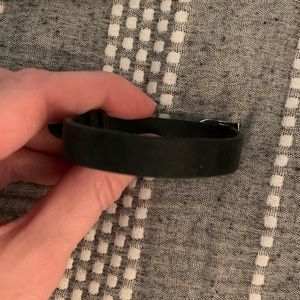 Keep collective rubber black bracelet